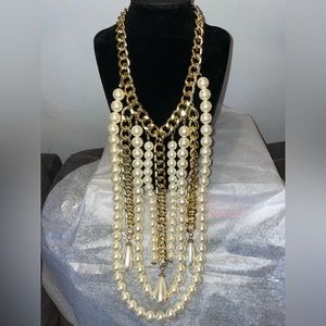 Pearl Statement Necklace (vintage)